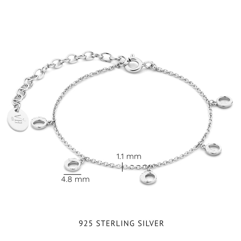 Violet Hamden Violet's Gift Coffret Collier et Bracelet en Argent 925 Sterling avec Lunes VH90059-zoom-