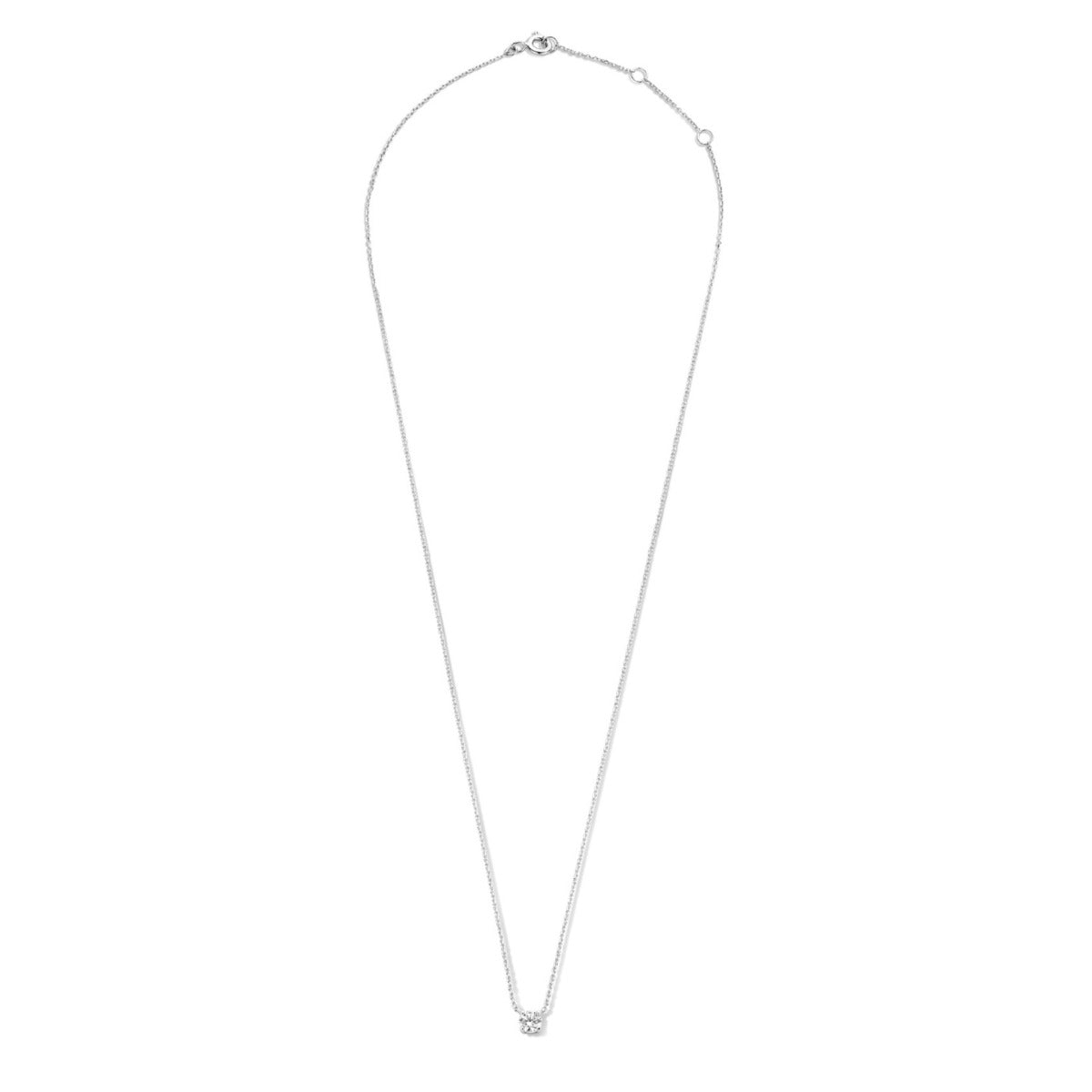 Isabel Bernard Cadeau d'Isabel 14 Carat Whitegold Necklace and Bracelet giftset IB90030