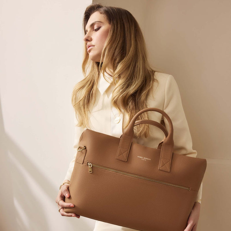 Isabel Bernard Honoré Sac à Main Marron IB25062-zoom-