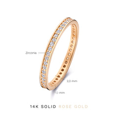 Isabel Bernard La Concorde Merle 14 Carat Rosegold Ring IB330053-60
