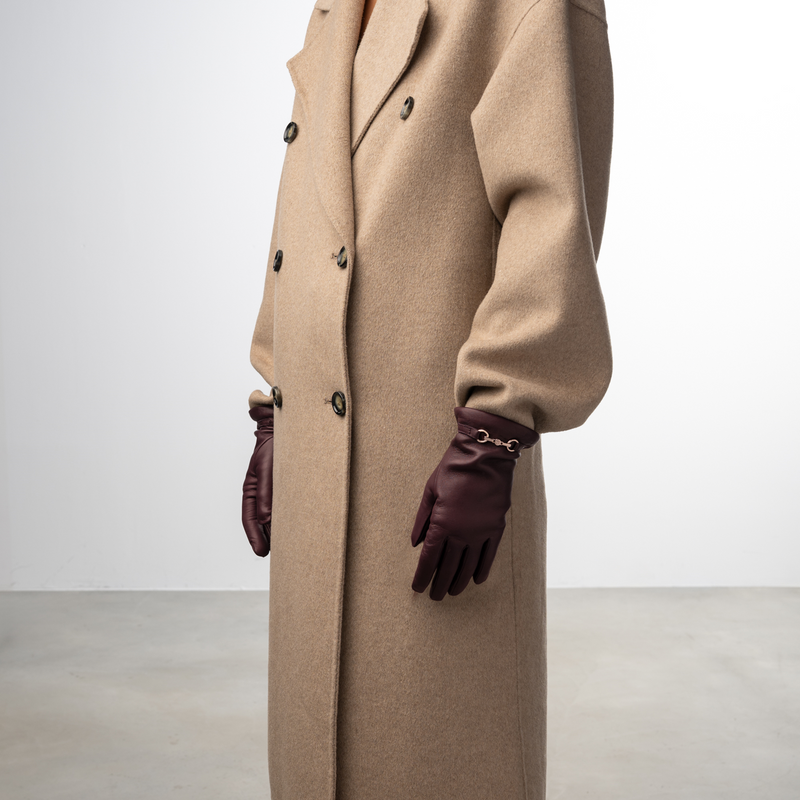 Isabel Bernard Honoré Marcelia gants bordeaux en cuir de chèvre IB67001-352-6.5-zoom-