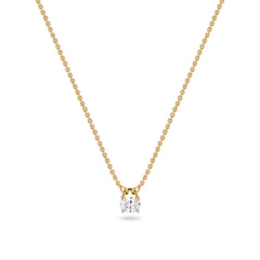 Sif Jakobs Gold Plated Ovale Necklace SJ-N2744-CZ-YG