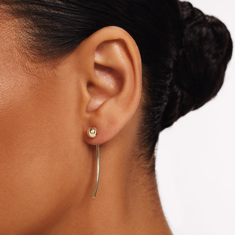 Isabel Bernard Rivoli Susette boucles d’oreilles en or 14 carats IB360280-zoom-