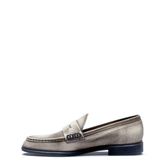 Isabel Bernard Vendôme Blandine cream spazzolato leather loafers IB51015-638-39