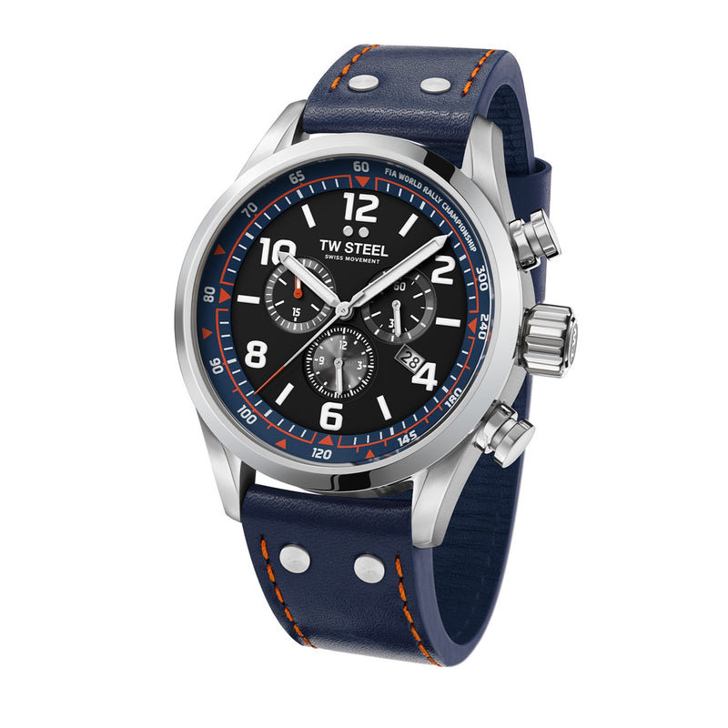 TW Steel Volante Fast Lane Hommes Montre Bleu TWSVS311-zoom-