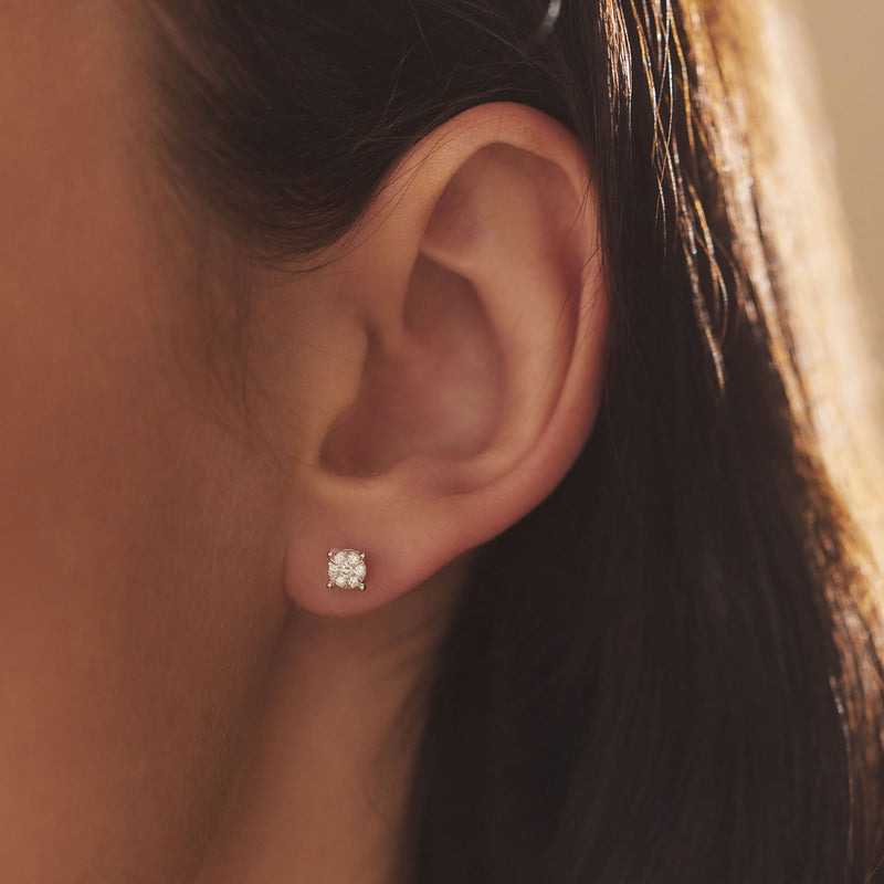 Isabel Bernard De la Paix Boucles d'oreilles Or blanc IBD360016-zoom-