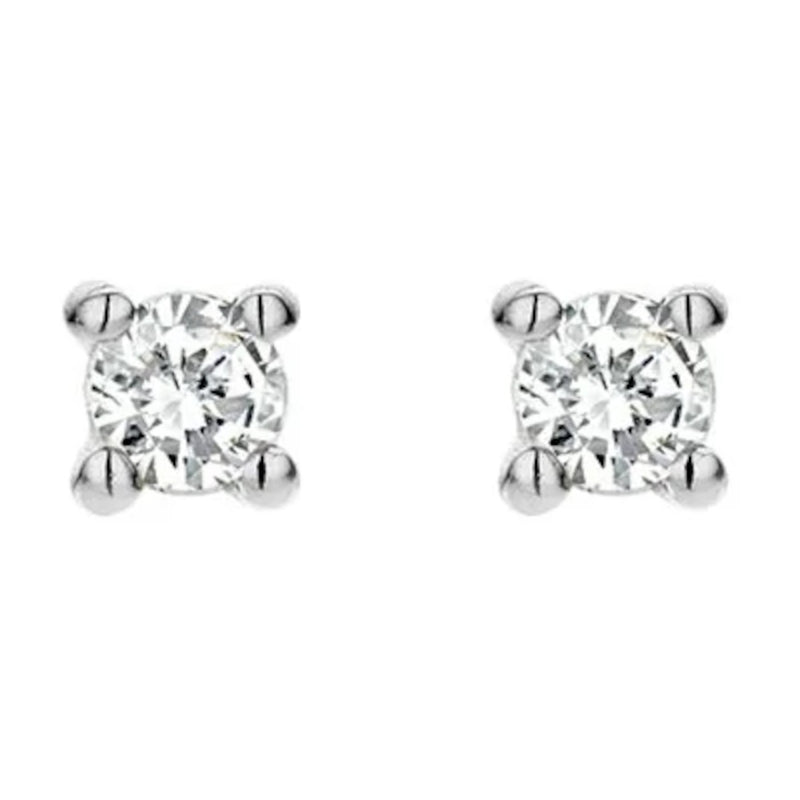 Blush Diamonds Boucles d'oreilles Or blanc 14 carats 7601WDI-zoom-