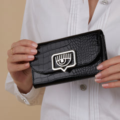 Chiara Ferragni Eyelike Black Crossbody Bag 75SB4BBE-ZS728-899