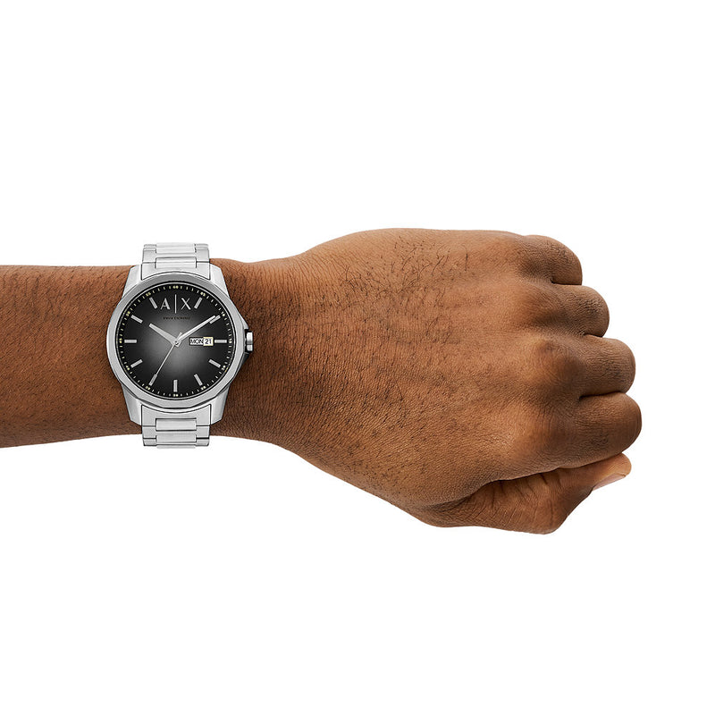 Armani Exchange Hommes Montre Argent AX1764-zoom-