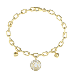 Guess G Talisman Gold-coloured Bracelet JUBB06197JWYGS
