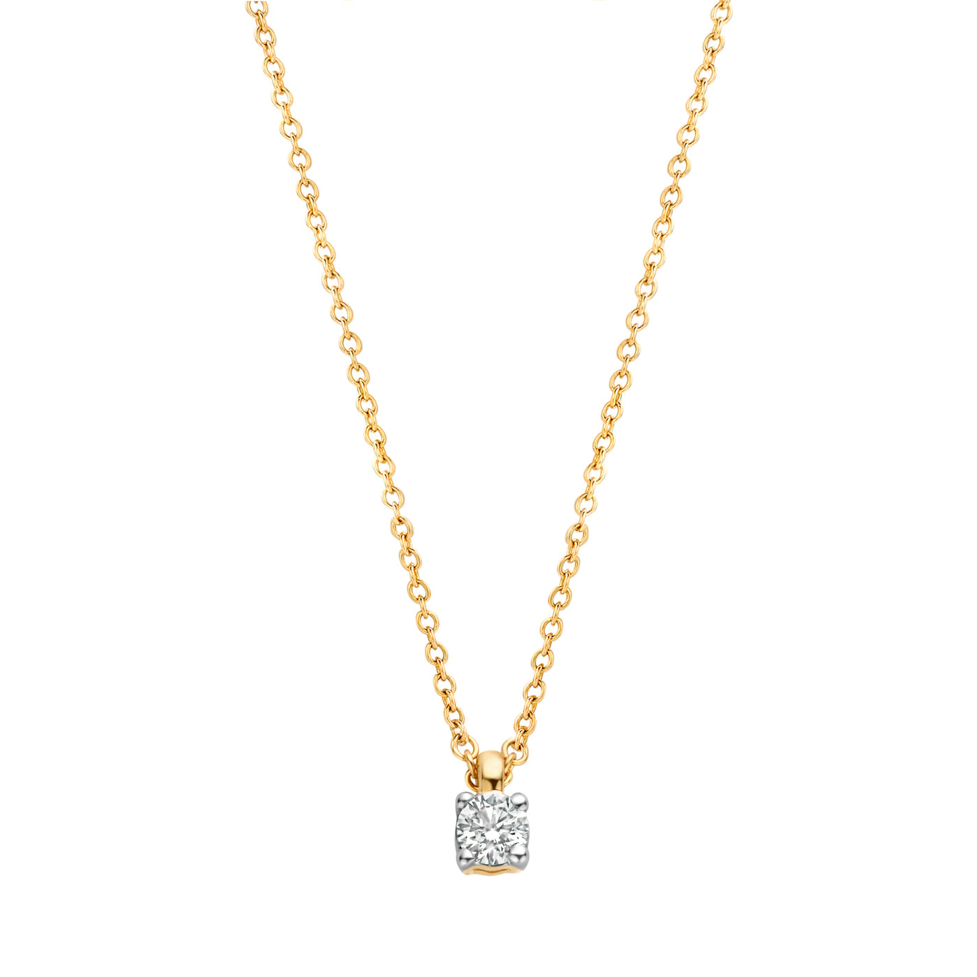 Blush Diamonds 14 karat gold Necklace 3610YDI