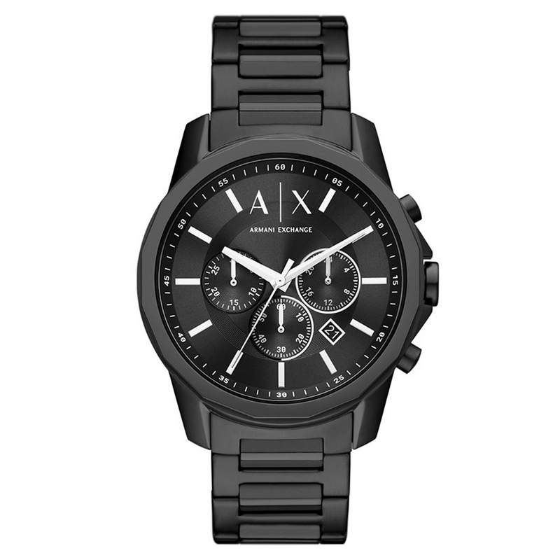 Armani Exchange Montre Chronographe Noire Pour Homme AX1722-zoom-