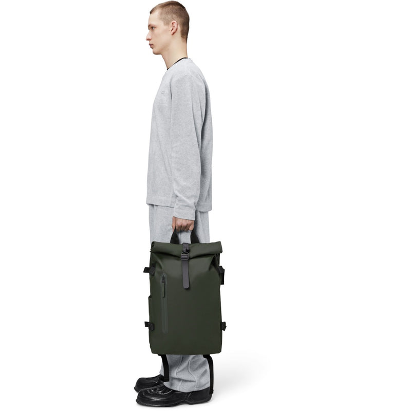 Rains Unisexe Sac à Dos Vert R14590-03-zoom-