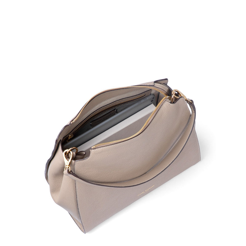 Isabel Bernard Honoré Emma Sac à Épaule Taupe IB21134-078-zoom-