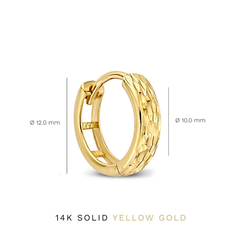 Isabel Bernard Rivoli Femmes Créoles Or 14 carats IB360143-zoom-