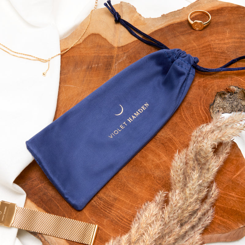 Violet Hamden Sunrise Bracelet de Montre en Acier Argenté (14 mm) VH43001-zoom-