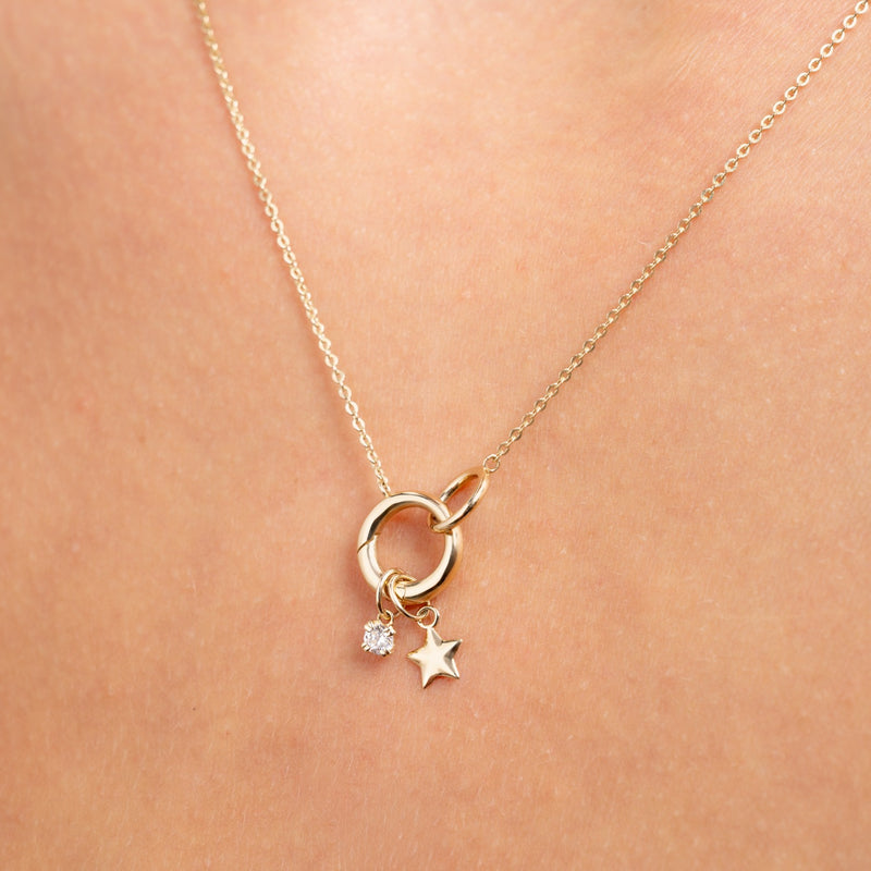 Isabel Bernard Le Marais Étoile Pendentif Or 14 Carats IB350058-zoom-