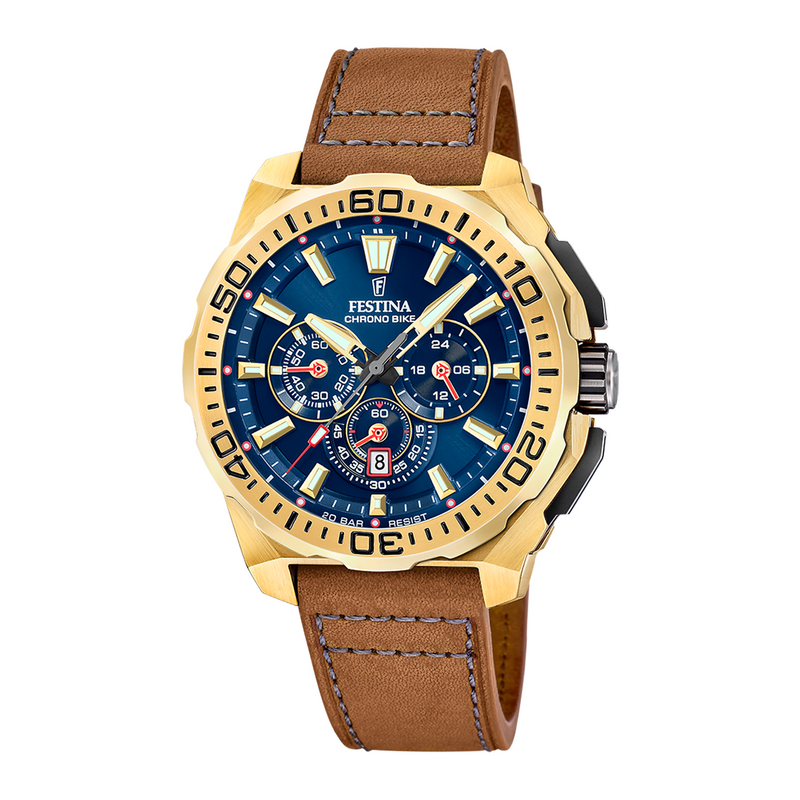 Festina Chrono Bike Montre Bleue Pour Homme F20728/1-zoom-