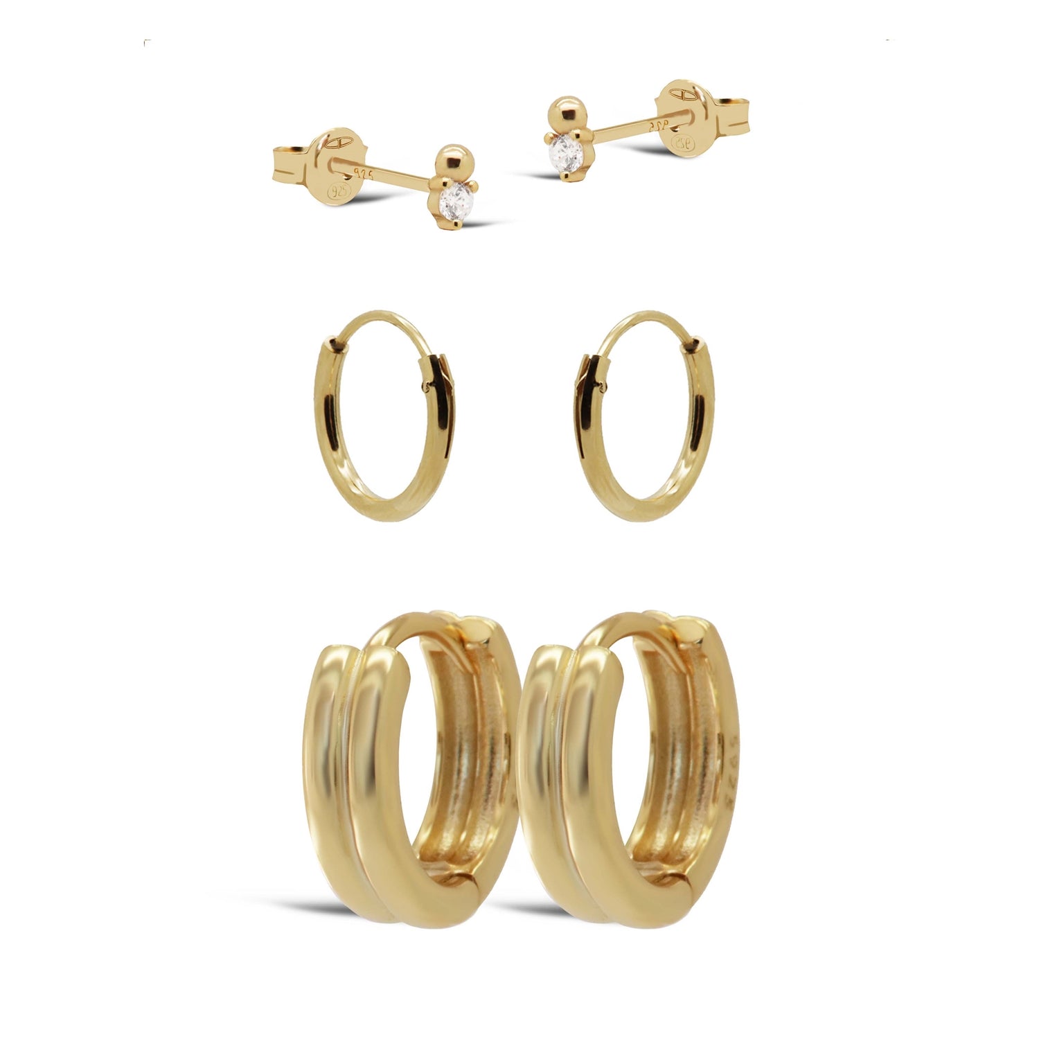 Karma 925 Sterling Silver Ava Earparty EPV49GP