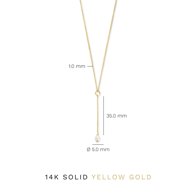 Isabel Bernard Cadeau d'Isabel Coffret cadeau collier et puces d'oreilles en or 14 carats avec perles d'eau douce IB90182-zoom-