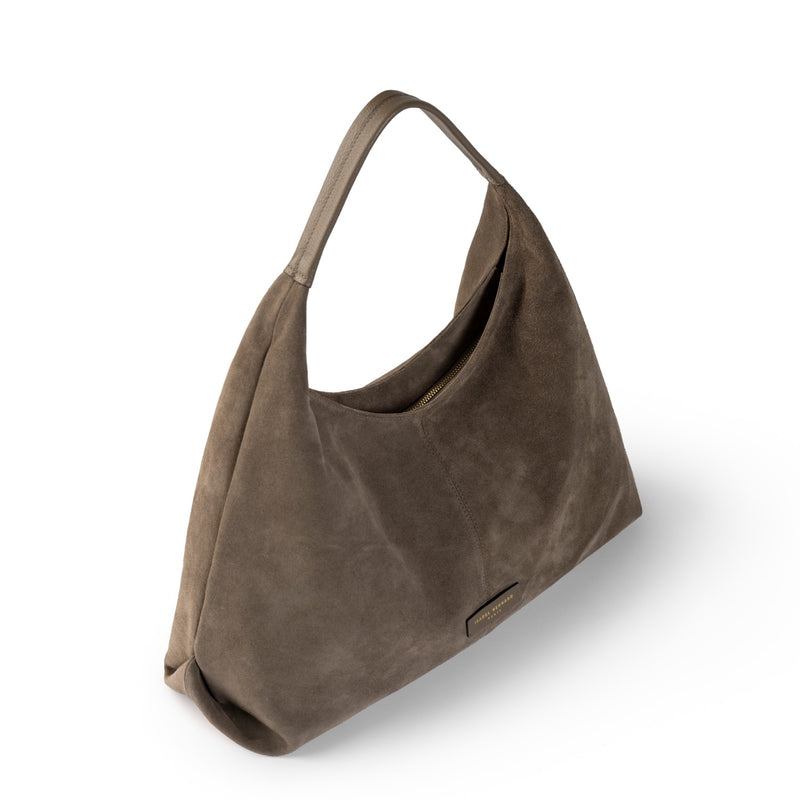 Isabel Bernard Honoré Grace sac bandoulière en suède taupe IB25093-178-zoom-