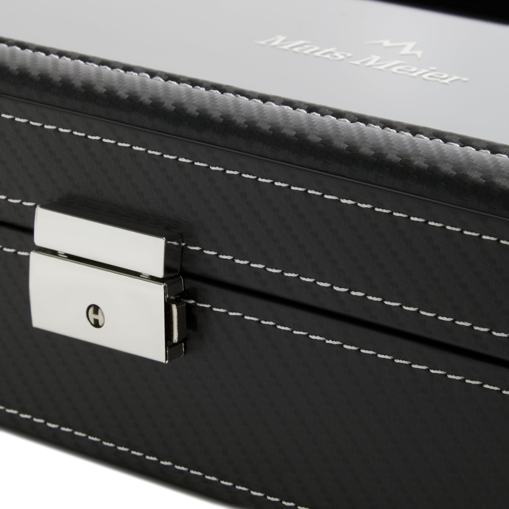 Mats Meier Mont Fort Black Watchbox voor 12 Watchs