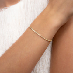 Isabel Bernard Aidee Leontine 14 Karat Gold Snake Bracelet IB320155