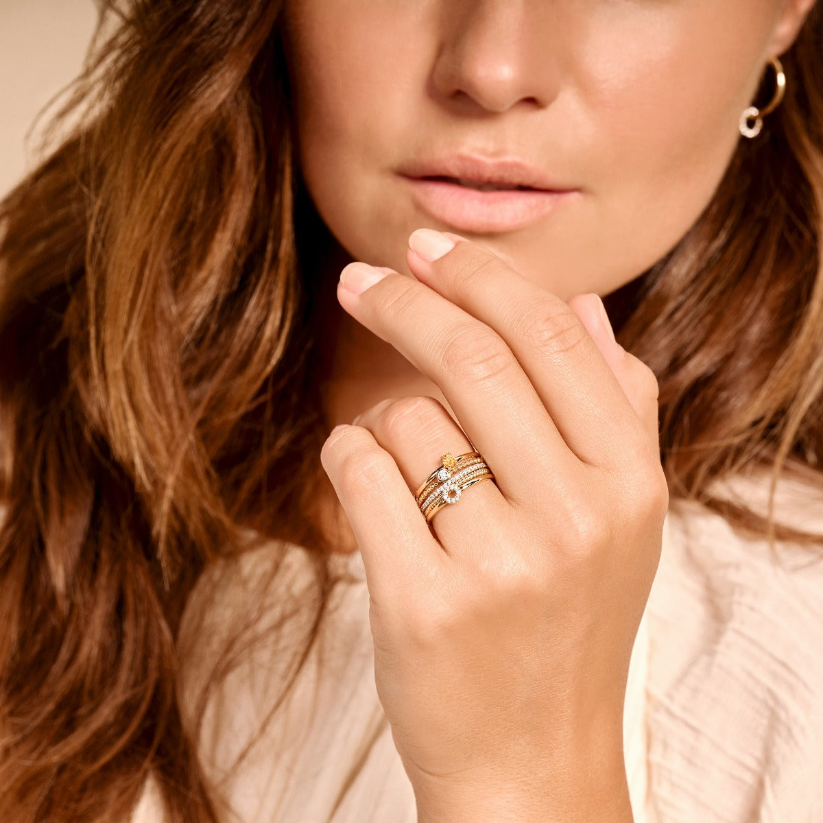 Blush Gold Ring 1217YZI/56