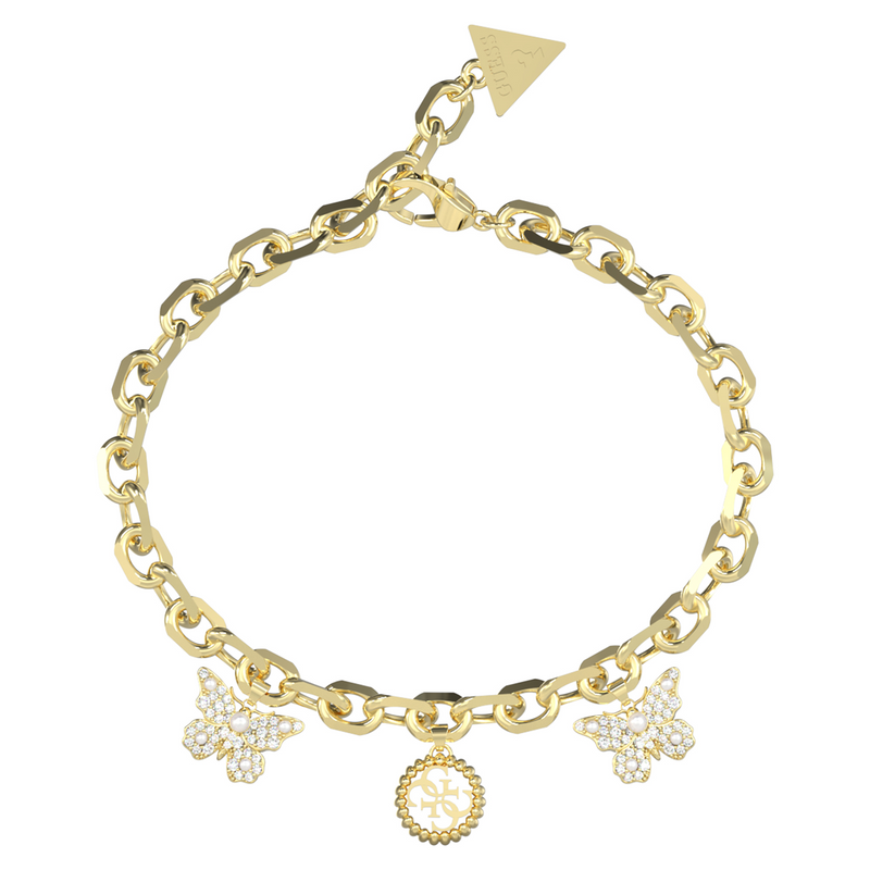 Guess Borboleta Gold-coloured Bracelet JUBB06130JWYGS-zoom-