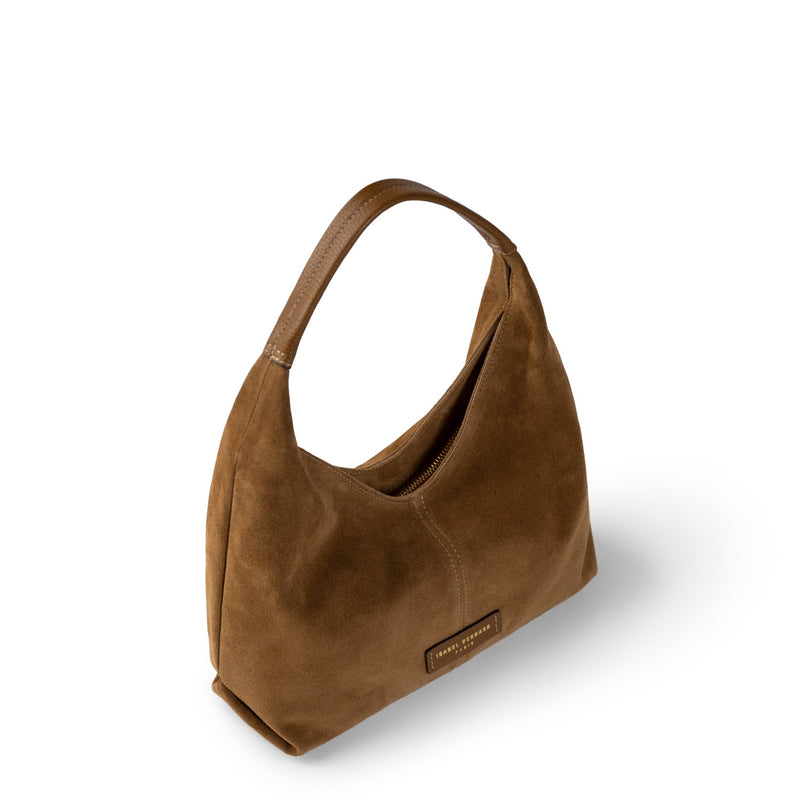 Isabel Bernard Honoré Grace Mini sac à main en suède marron IB21132-130-zoom-