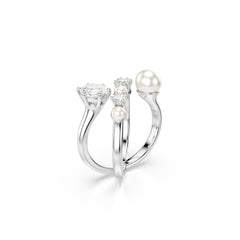 Swarovski Matrix Silver Coloured Ring 5714376