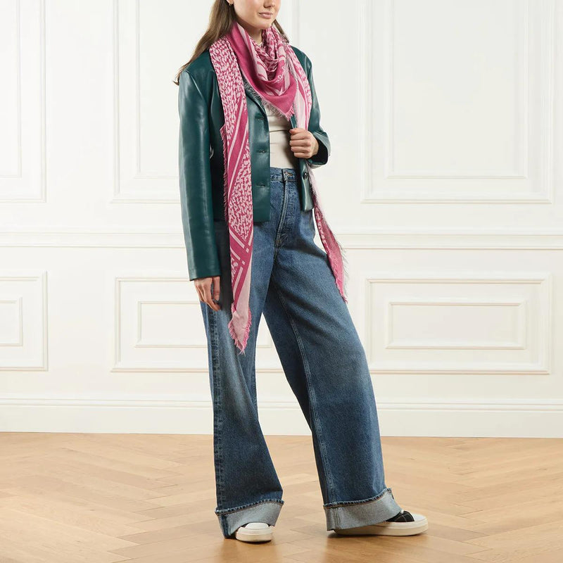 Lala Berlin Pink Lightweight Scarf 2001-A0533927-zoom-