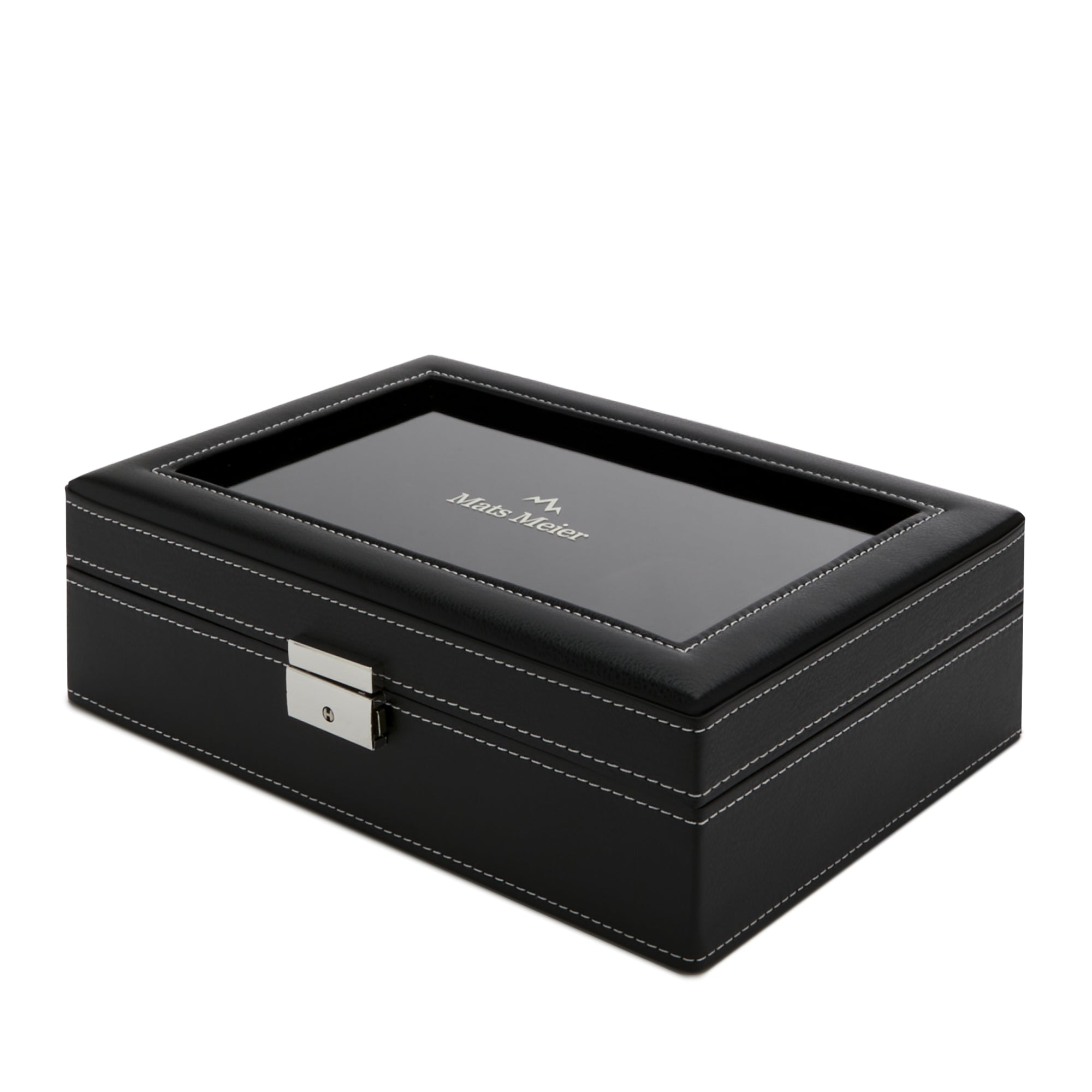 Mats Meier Mont Fort Black Watchbox voor 8 Watchs
