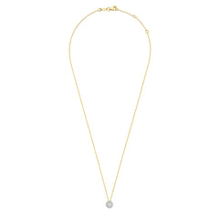 Isabel Bernard De la Paix Viviane 14 karat gold necklace with diamond IBD350031