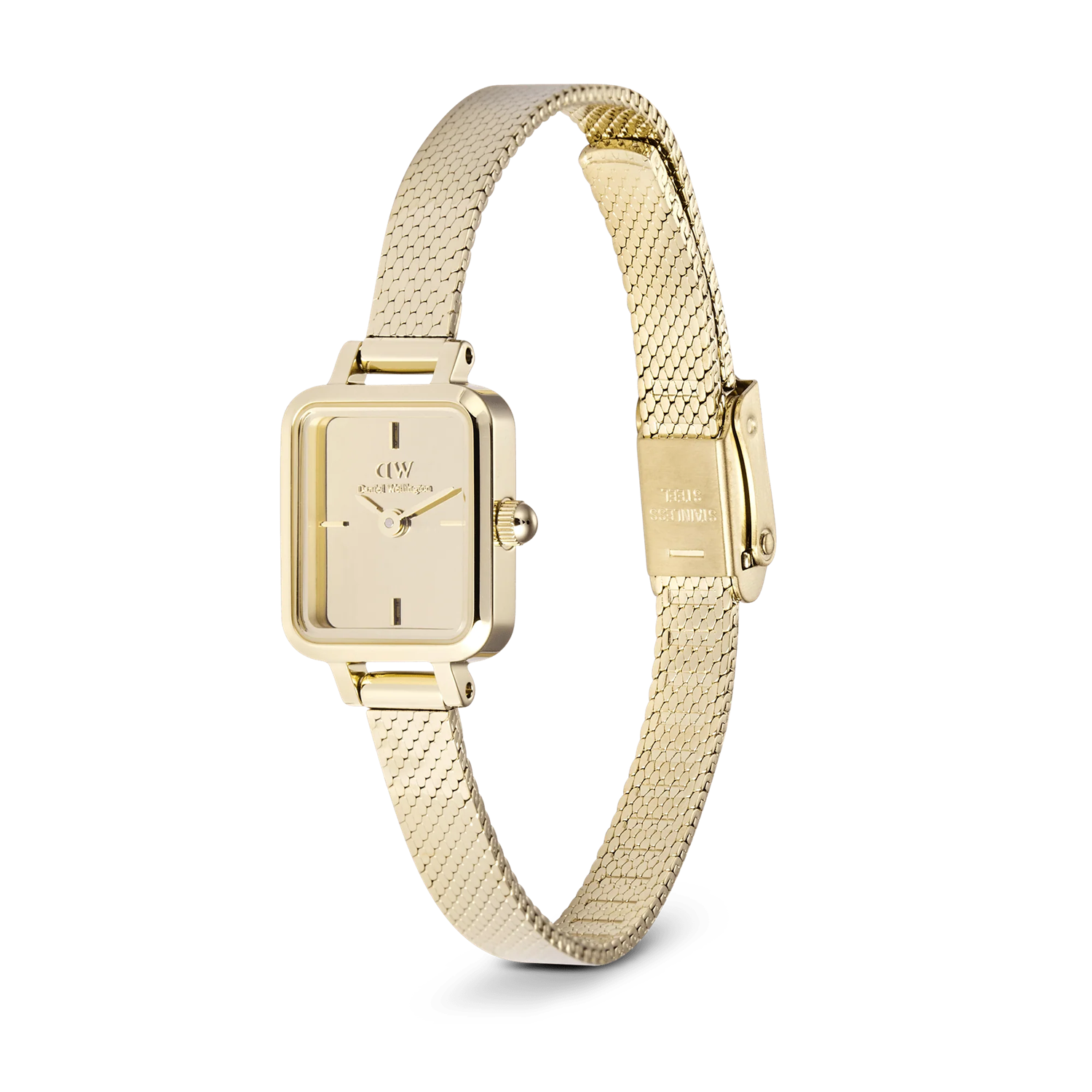 Daniel Wellington Petite&Quadro Mini Reflection Gold Women's Watch DW00100801