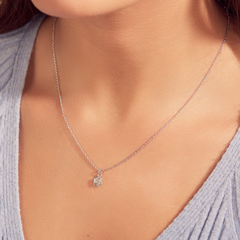 Karma Femmes Collier Argent T233-zoom-