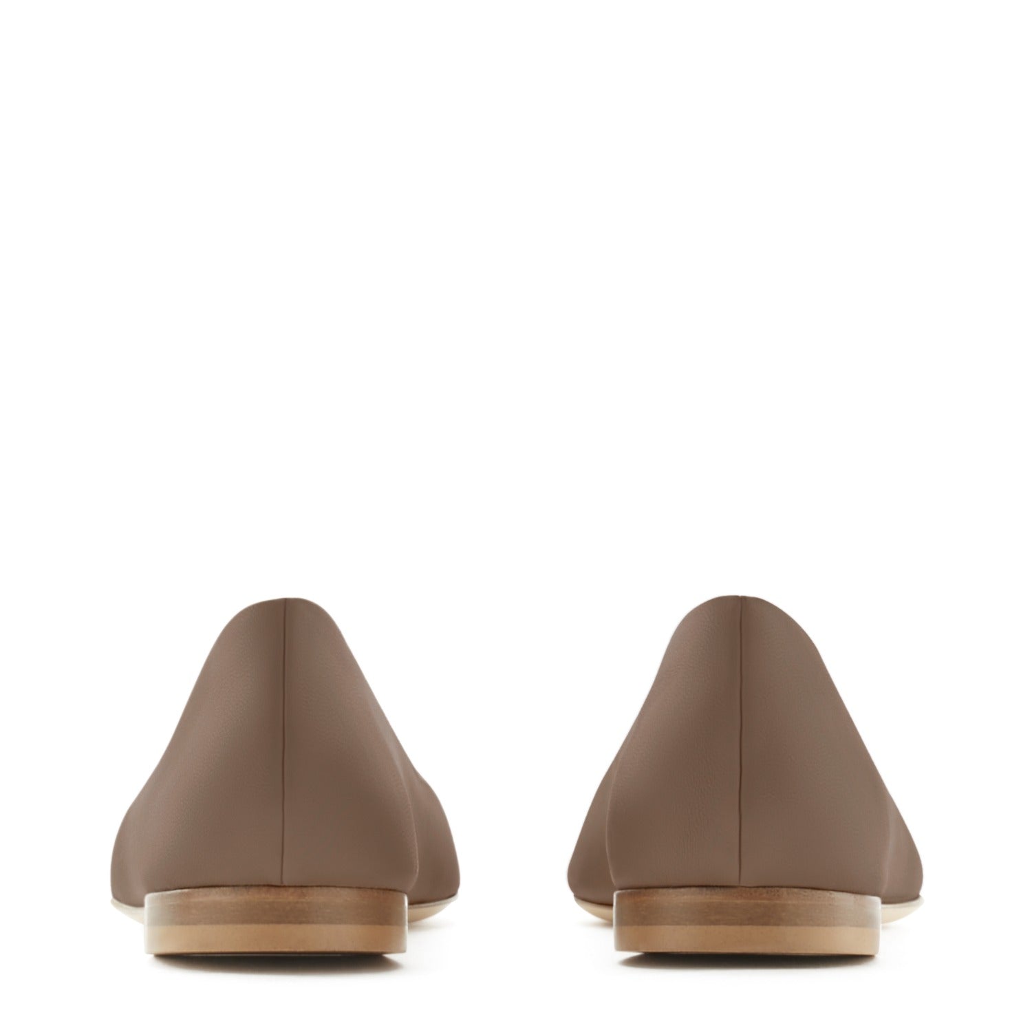 Isabel Bernard Vendôme Elita taupe leren ballerina's van kalfsleer IB51002-03-41