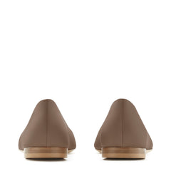 Isabel Bernard Vendôme Elita taupe leren ballerina's van kalfsleer IB51002-03-41