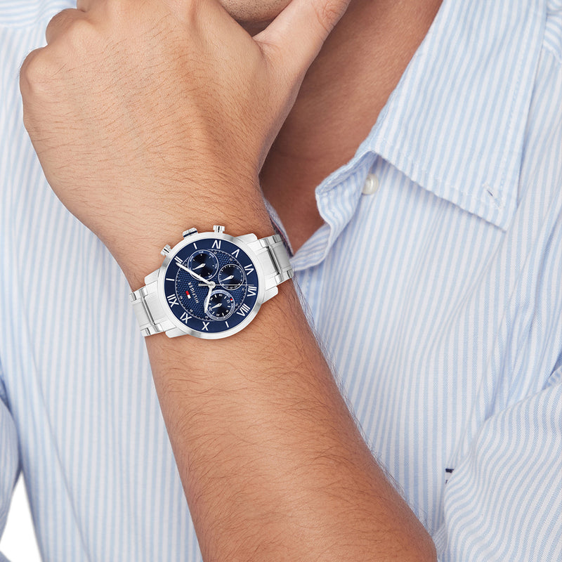 Tommy Hilfiger Silver Men's Watch TH1710728-zoom-