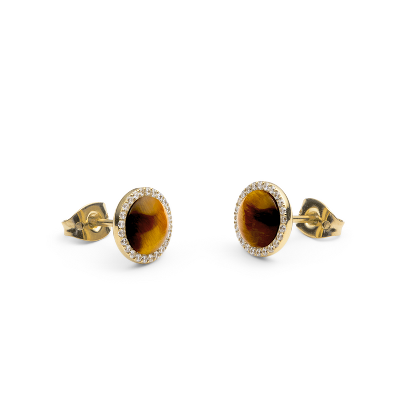 Daniel Wellington Audrey Tiger Eye Boucles d'oreilles DW00401409-zoom-