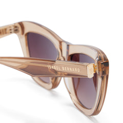 Isabel Bernard La Villette Roselin Transparant Beige Cat Eye Zonnebril IB400006-02-14