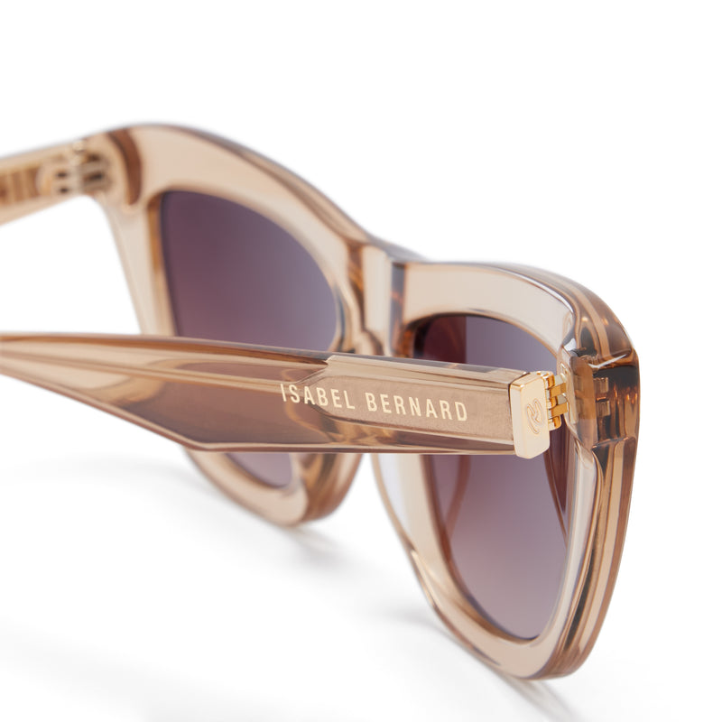 Isabel Bernard La Villette Femmes Lunettes de Soleil Beige IB400006-02-14-zoom-