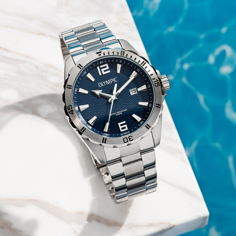 Olympic Pieter Hommes Montre Argent OL72HSS249-zoom-