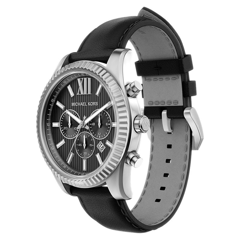 Michael Kors Lexington Round Black Dial Watch MK9256-zoom-
