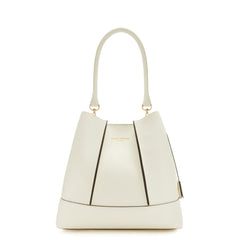 Isabel Bernard Femme Forte Macie Crème Calfskin Shoulder Bag IB25074-070