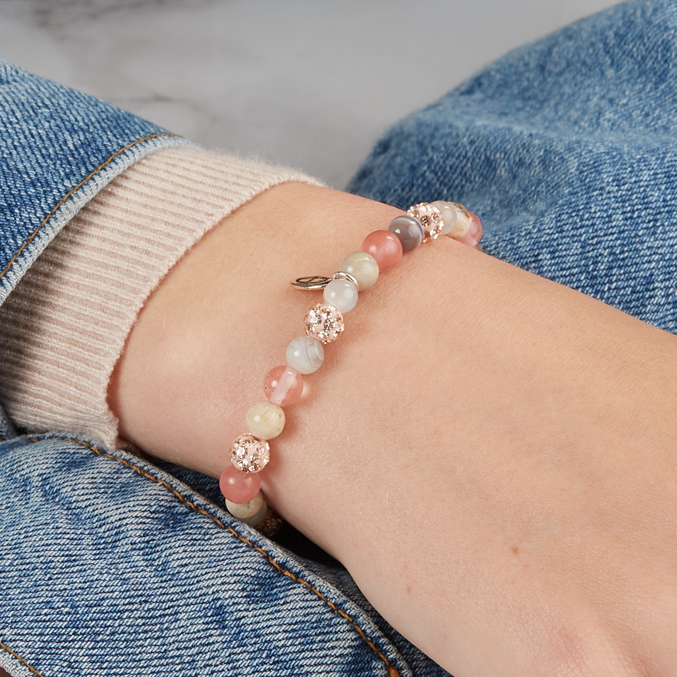 Karma Spiral Multi-coloured Bracelet 83413EL