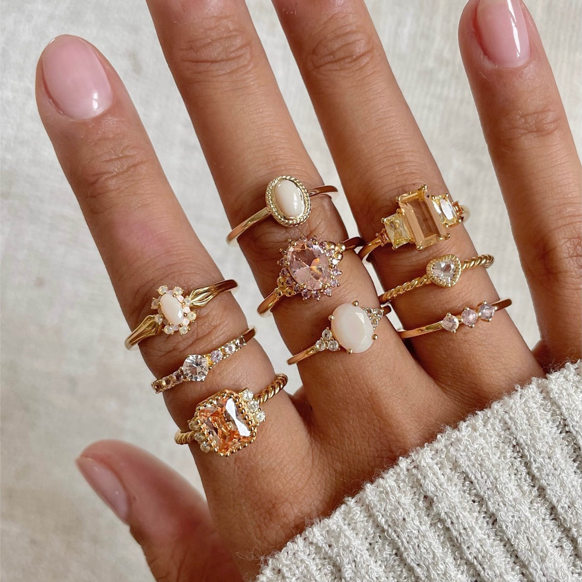 24Kae Gold Ring 12448Y/56