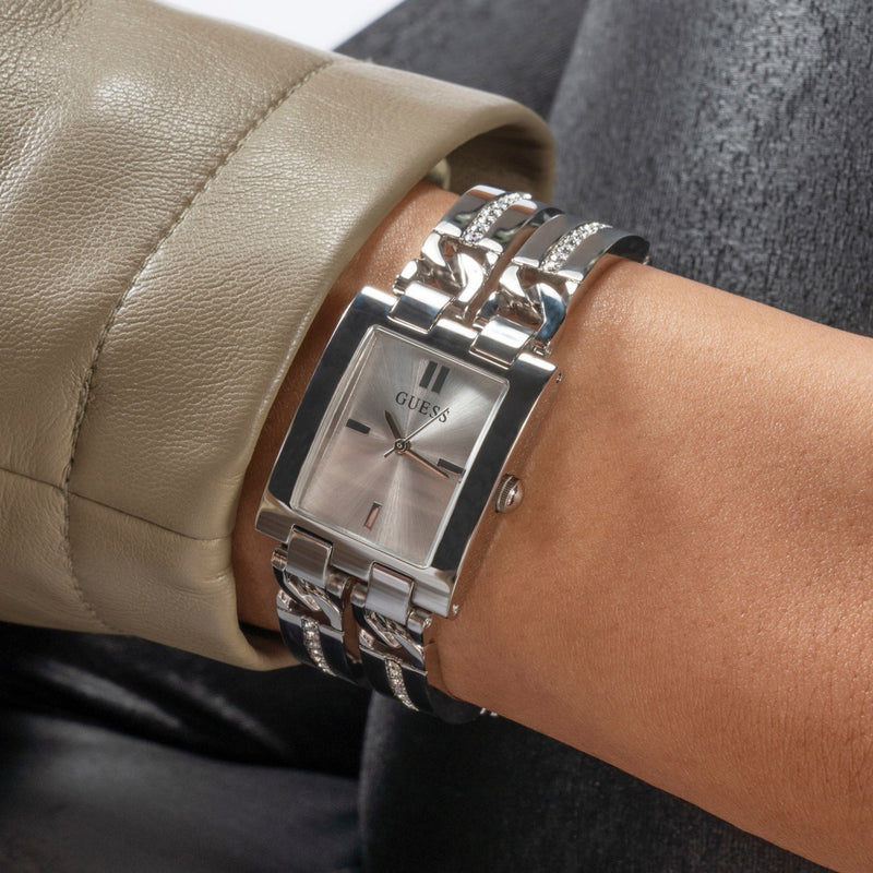 Guess Mod ID Femmes Montre Argent GW0668L1-zoom-