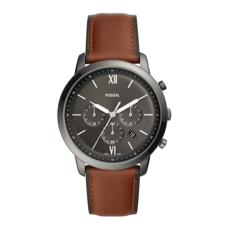Fossil Neutra Hommes Montre Marron FS5512-zoom-