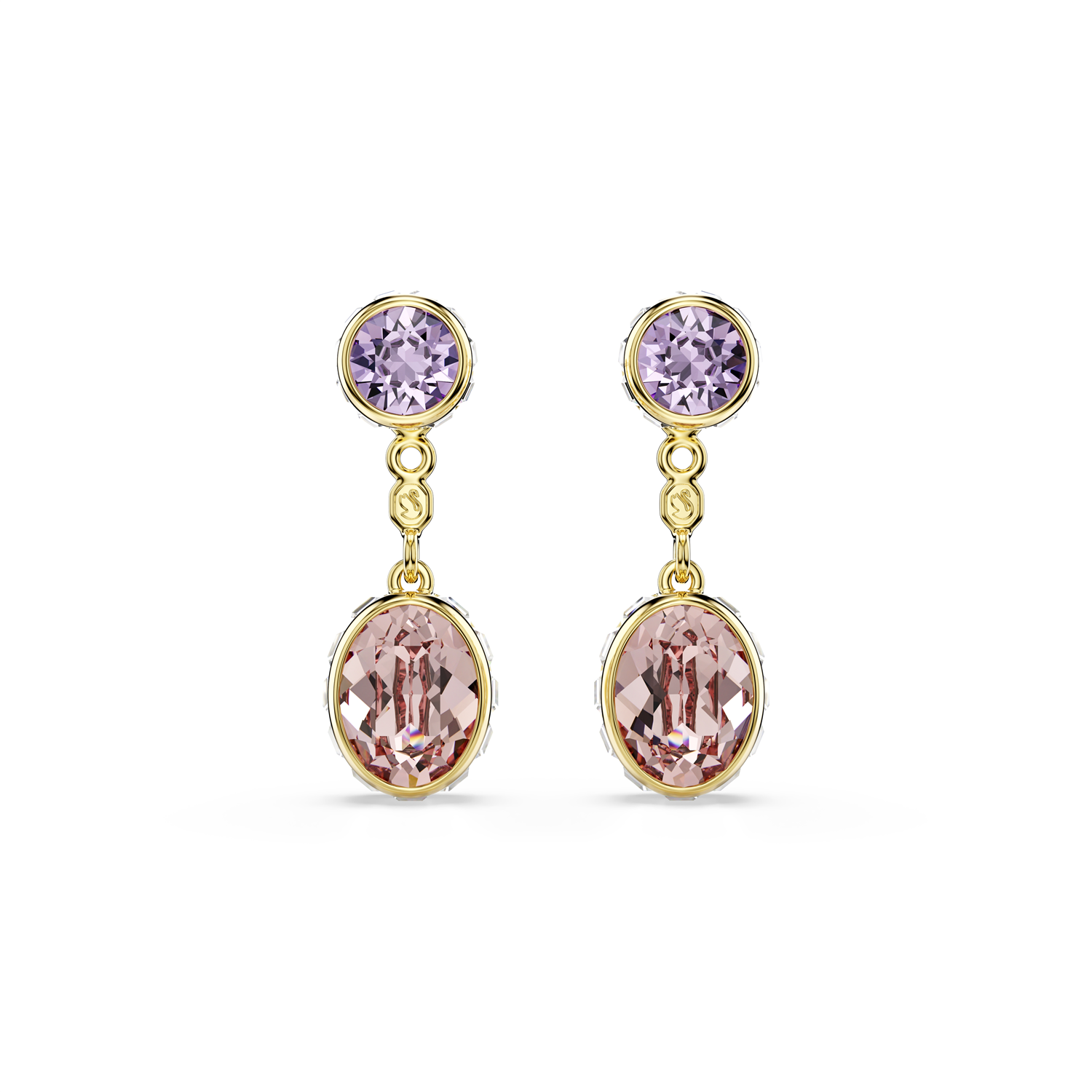 Swarovski Chroma Gold Plated Earrings 5738478